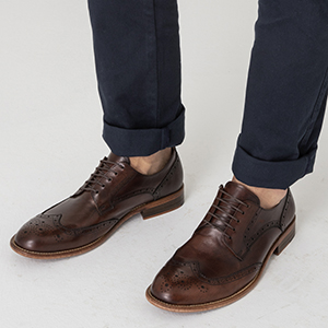 Sapatos outlet brogue masculino